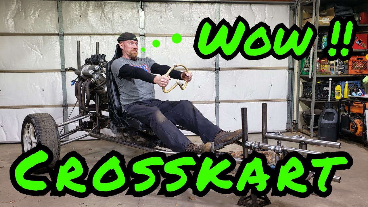 4x4 CROSSKART Build! 600cc Off Road Buggy - Custom Drive Shaft Video