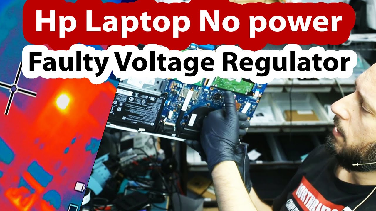 Hp Laptop No Power Motherboard Fixed in 5 minutes - The power of Thermal camera