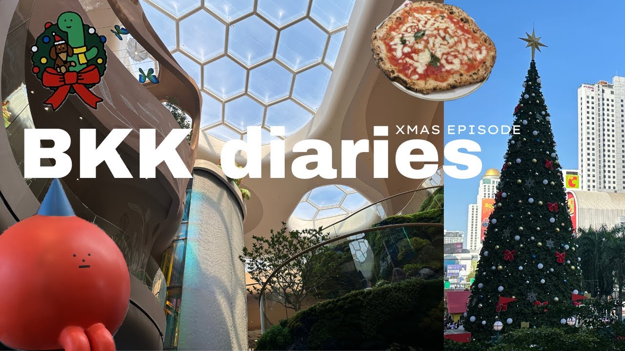 christmas in bangkok ✨ decorations, food, nextopia and chinatown