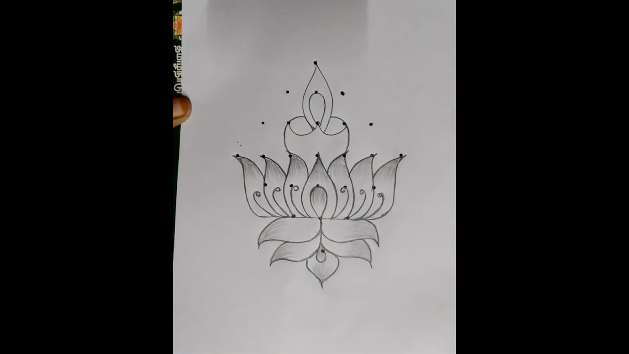 Thai masam peacock rangoli 🌺 easy and simple kolam 🌺 flower rangoli 🌺 vilakku kolam
