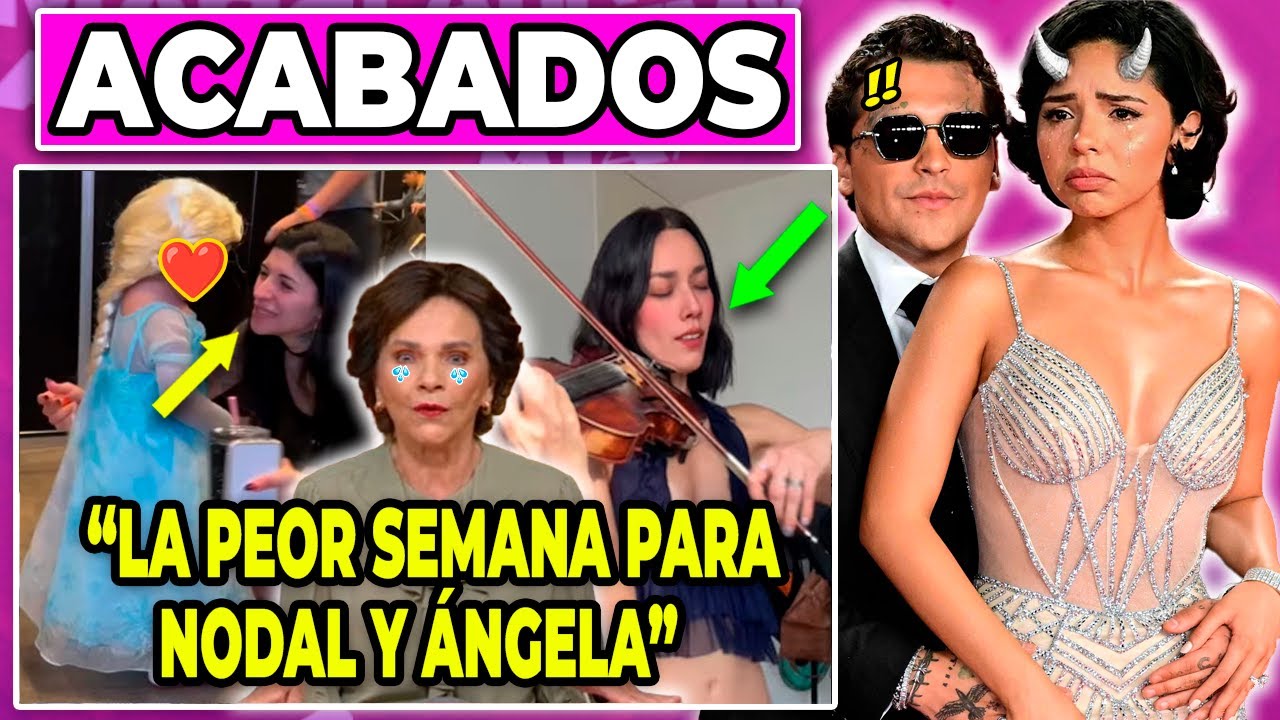 CRISIS DE ÁNGELA AGUILAR Y CHRISTIAN NODAL EN SU PEOR SEMANA DE PAREJA DENUNCIA A CAZZU Y VIOLINISTA