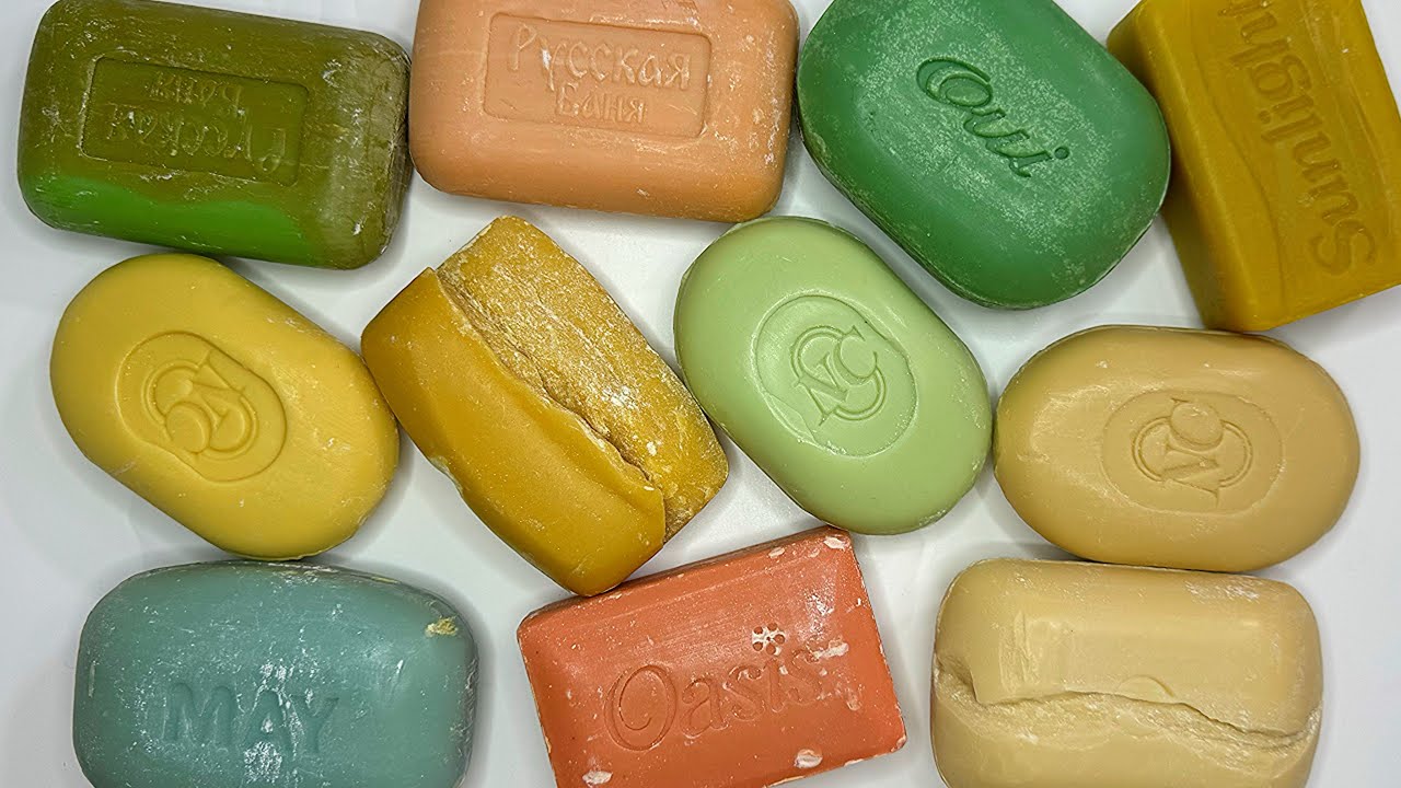Asmr Soap Cutting / Crunchy soap / Relaxing Sounds / Asmr No Talking / Cutting dry soap