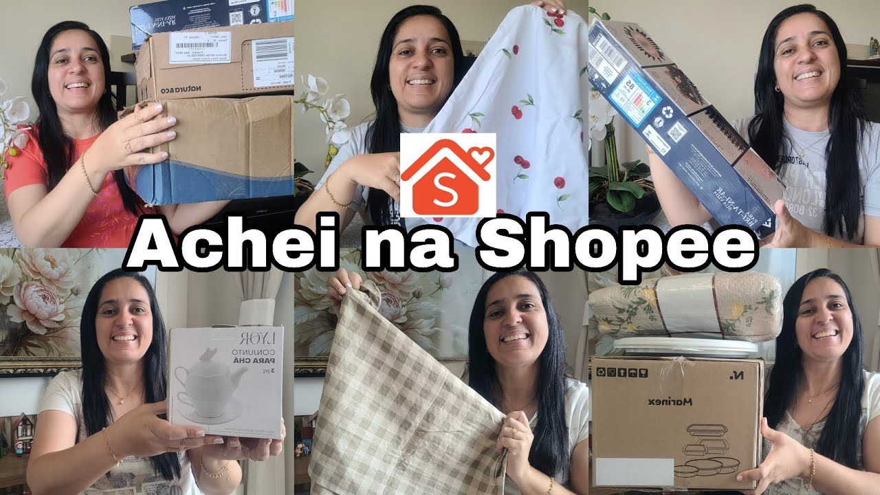 Compras  pra casa e pra mim !Louças, enxoval, roupa de cama e cuidado pessoal e presentes #shopee 