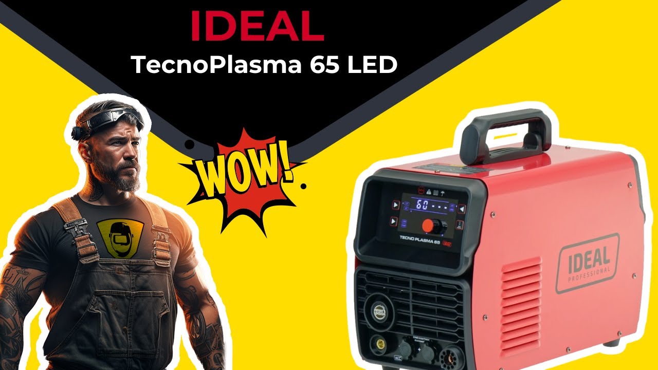 Przecinarka plazmowa Ideal TecnoPlasma 65 LED - cięcie przecinarką plazmową, jak złożyć przecinarkę?