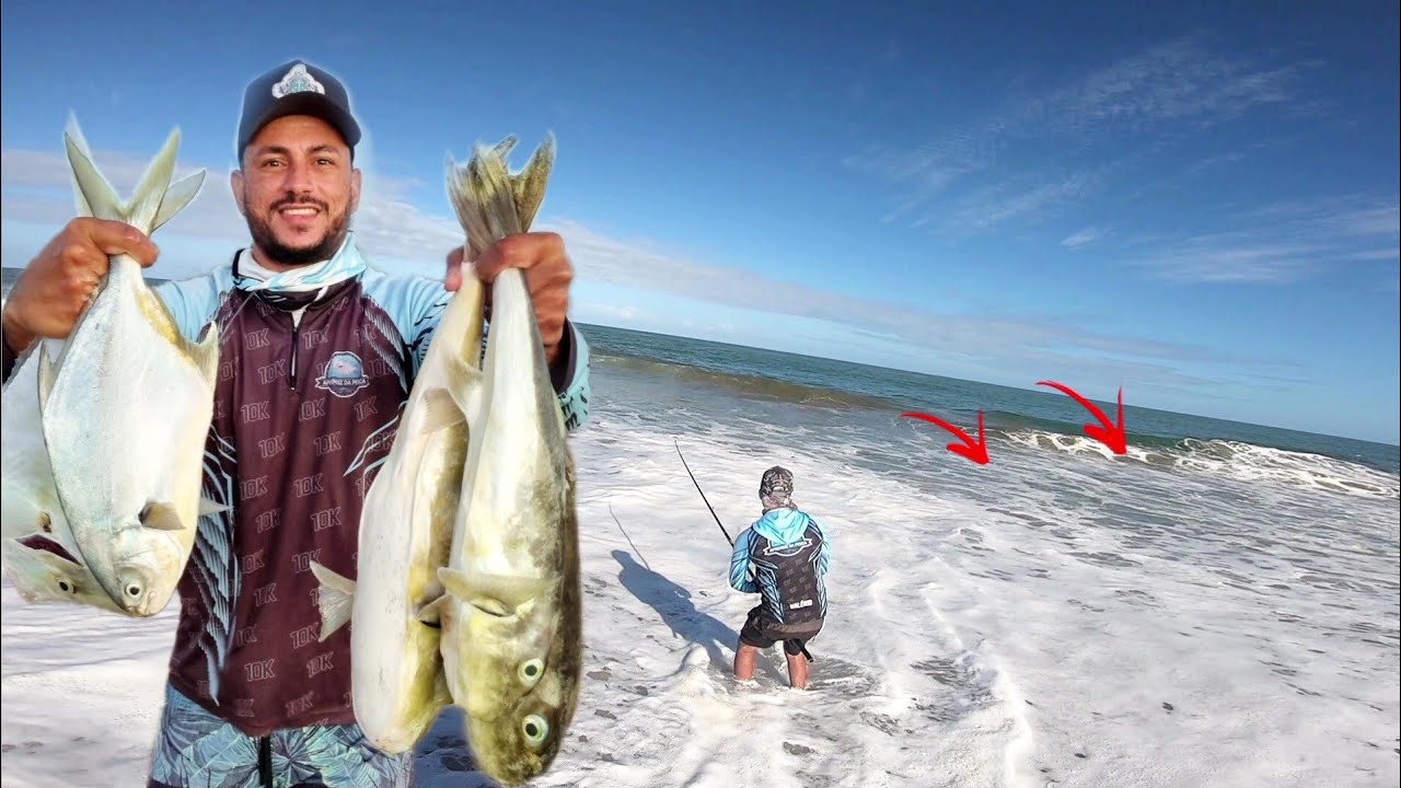 ATENÇÃO!! NÃO ASSISTA ESSE VÍDEO SE VOCÊ TIVER PROBLEMAS CARDÍACOS...Pesca de praia.