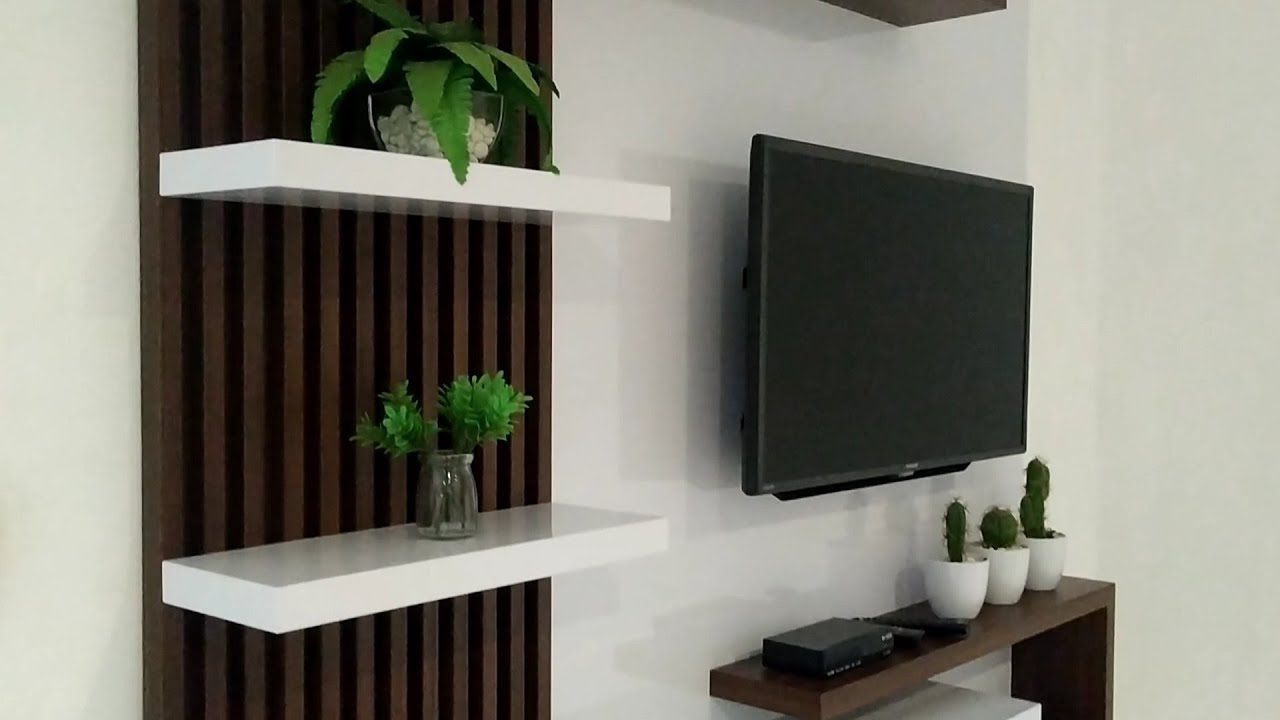 Rak TV Gantung Minimalis/Backdrop TV