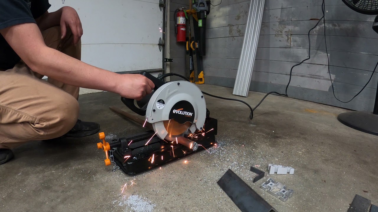 $150 Evolution Metal Cutting Chop Saw: How good is it? RAGE4 Multi-Material Cutting Chop Saw