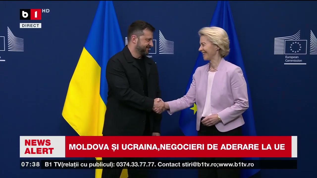 MOLDOVA ȘI UCRAINA, negocieri de aderare la UE