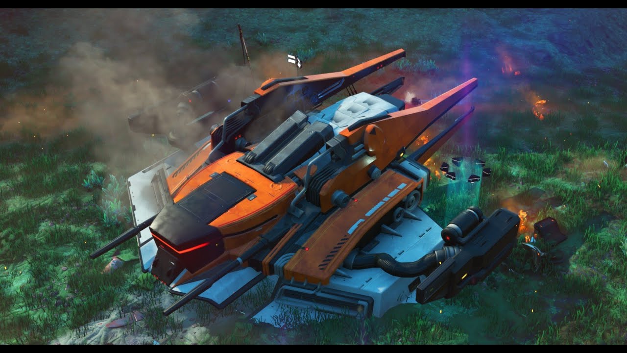 No Man's Sky Sentinel: Cylon TIE Hauler!