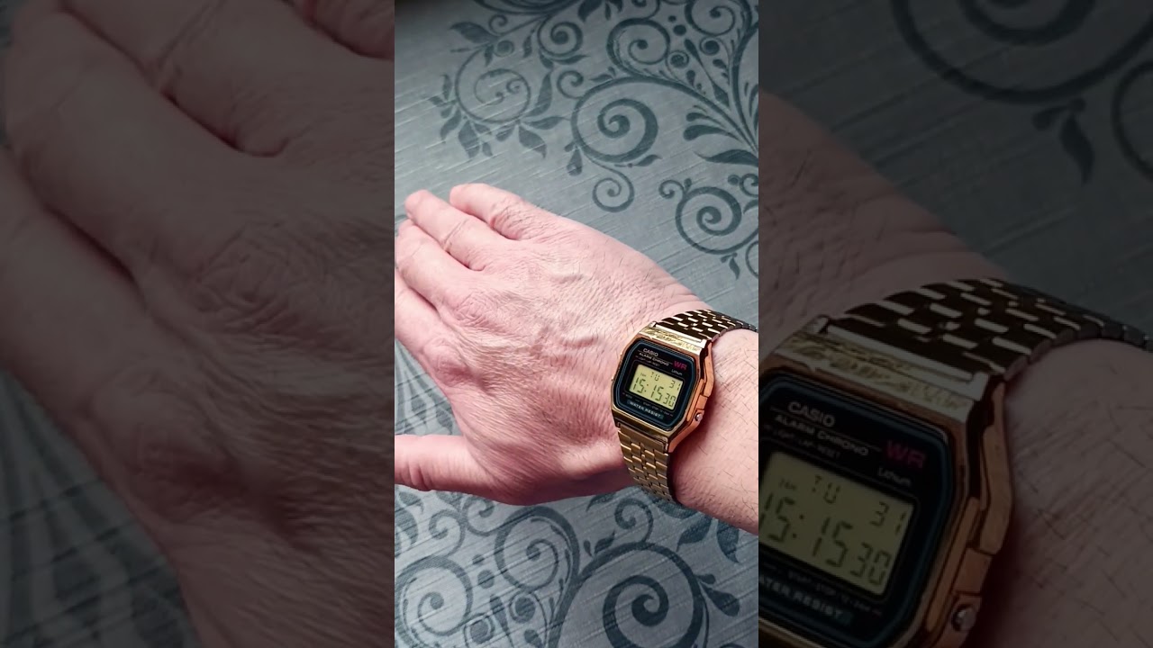 Casio vintage gold A159WGE made in Japan