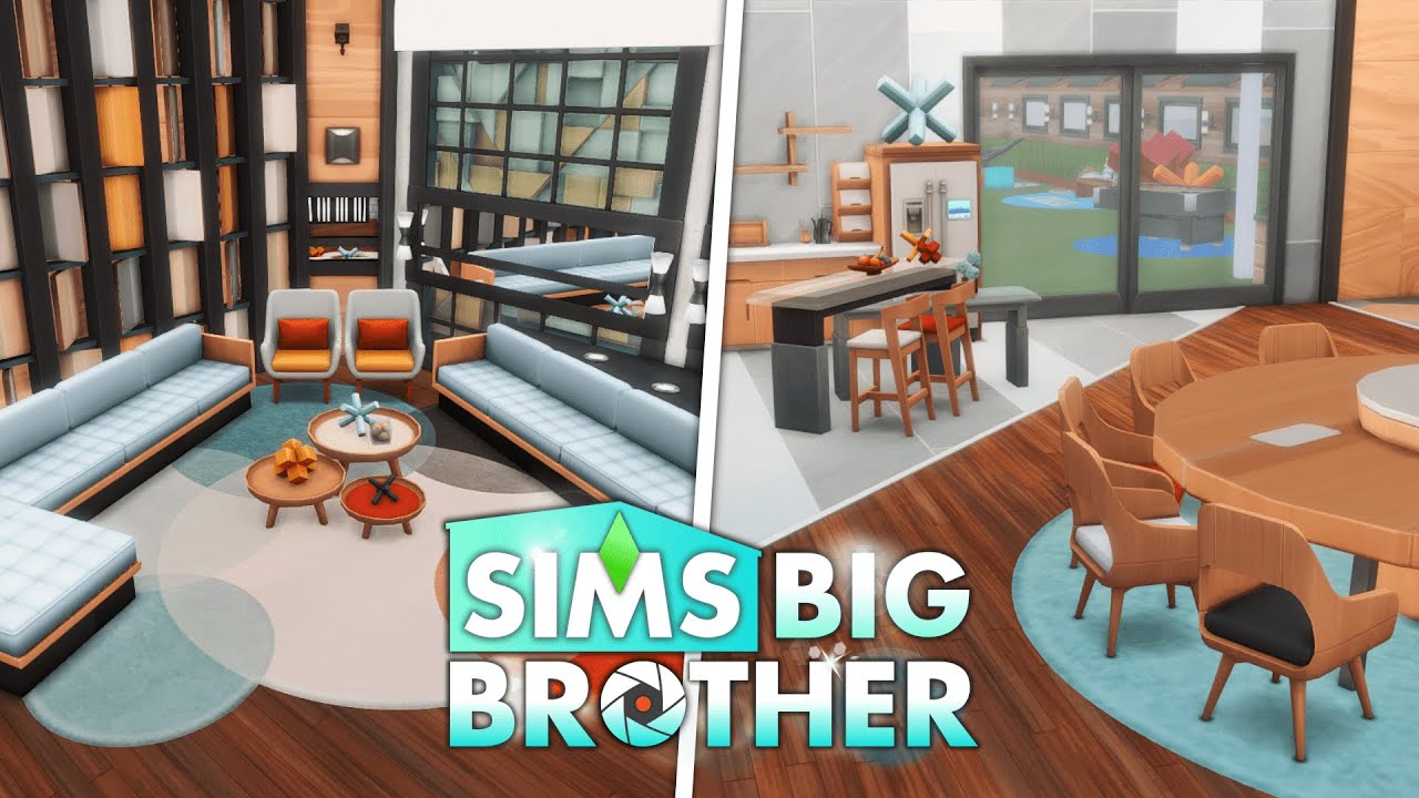 I Built The BIG BROTHER House In THE SIMS 4! | House Tour 🏠