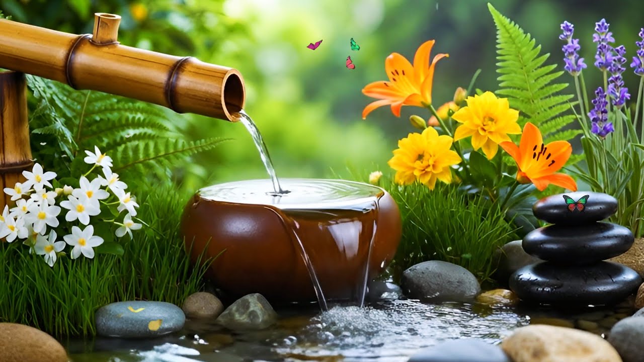 Deep Relaxation 🌿 Soothing Piano with Gentle Water Sounds for Sleep, Stress Relief & Calm