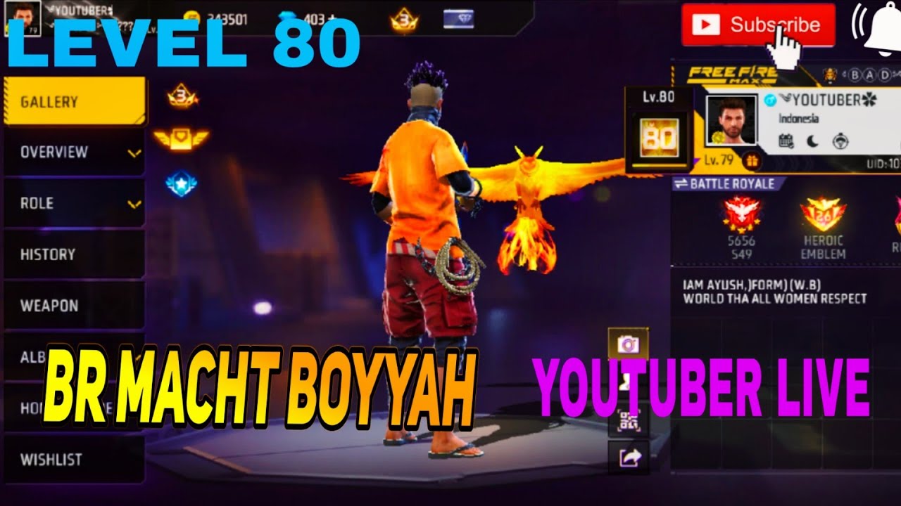 BR RANK YOUTUBER LIVE