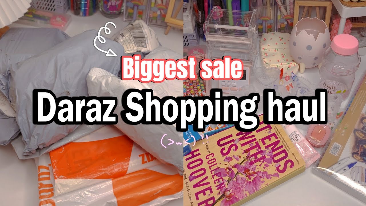 Daraz Shopping Haul😮🌷[Daraz should sponsored me]|Affordable|Stationery Shopping haul|Cute #aesthetic