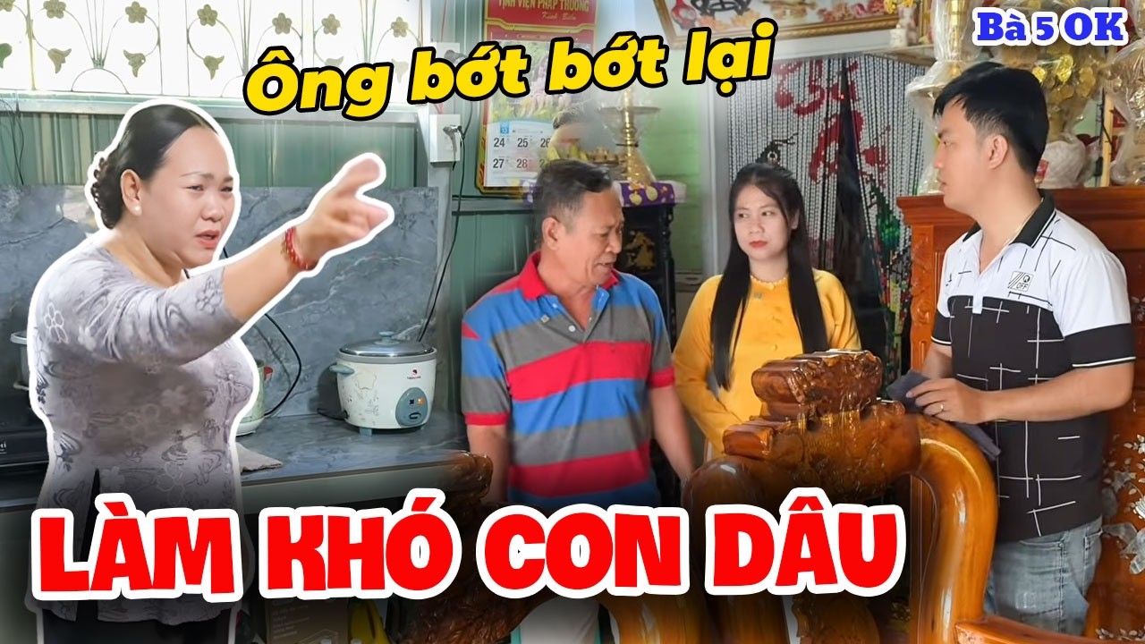 Ba Chồng Làm Khó Con Dâu Ngày Tết | Bà 5 Ô Kê