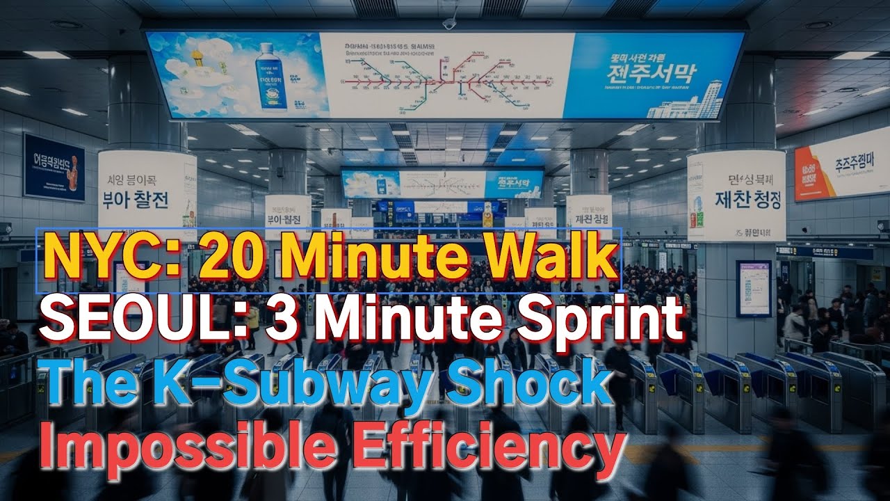 Seoul Subway Transfer SHOCKS the World's Experts