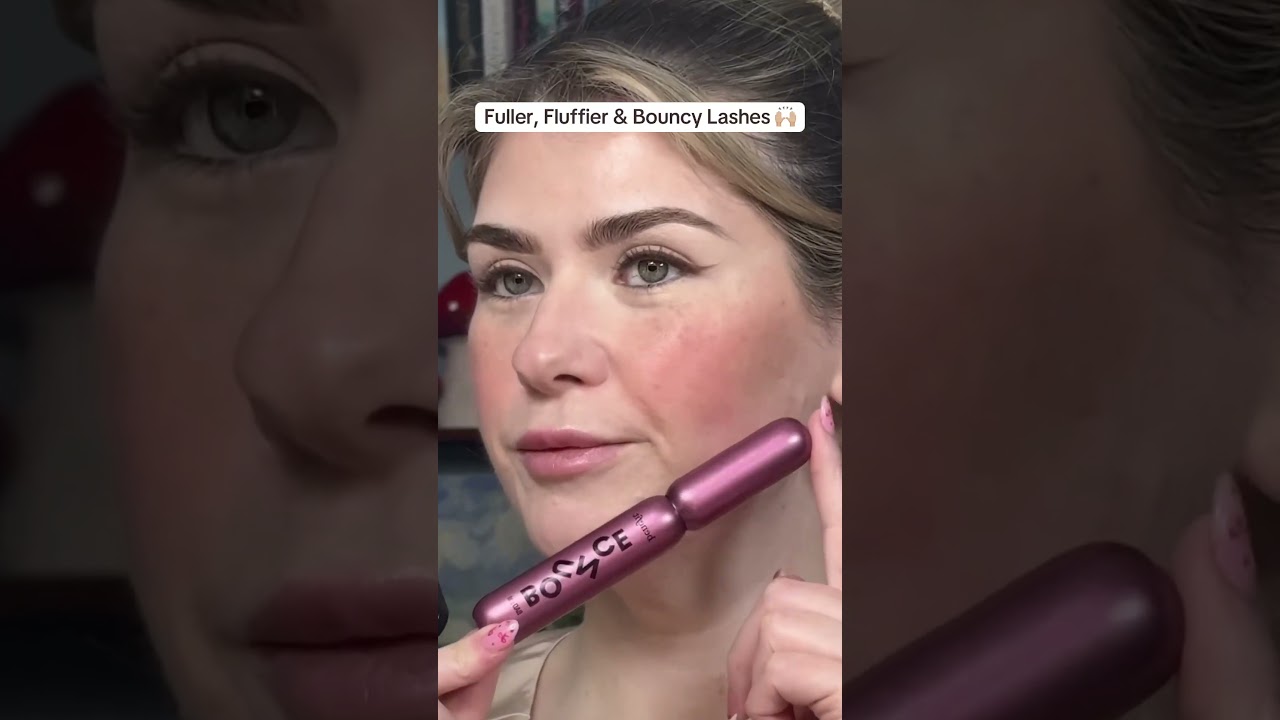Fuller, fluffier & bouncy lashes 🙌🏼 ​⁠ @benefitcosmetics BADgal Bounce #mascara #makeup #lashes