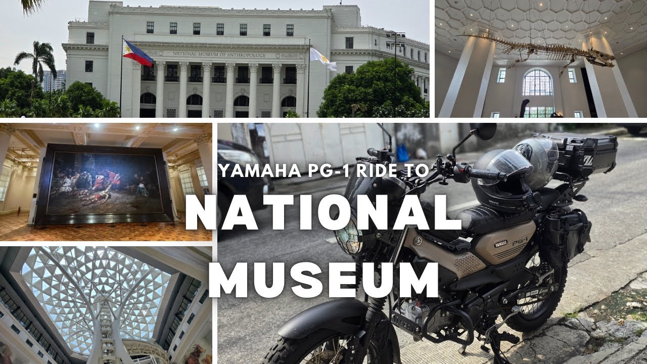 Cultural Ride in Manila 🇵🇭 | Yamaha PG-1 + National Museum Tour