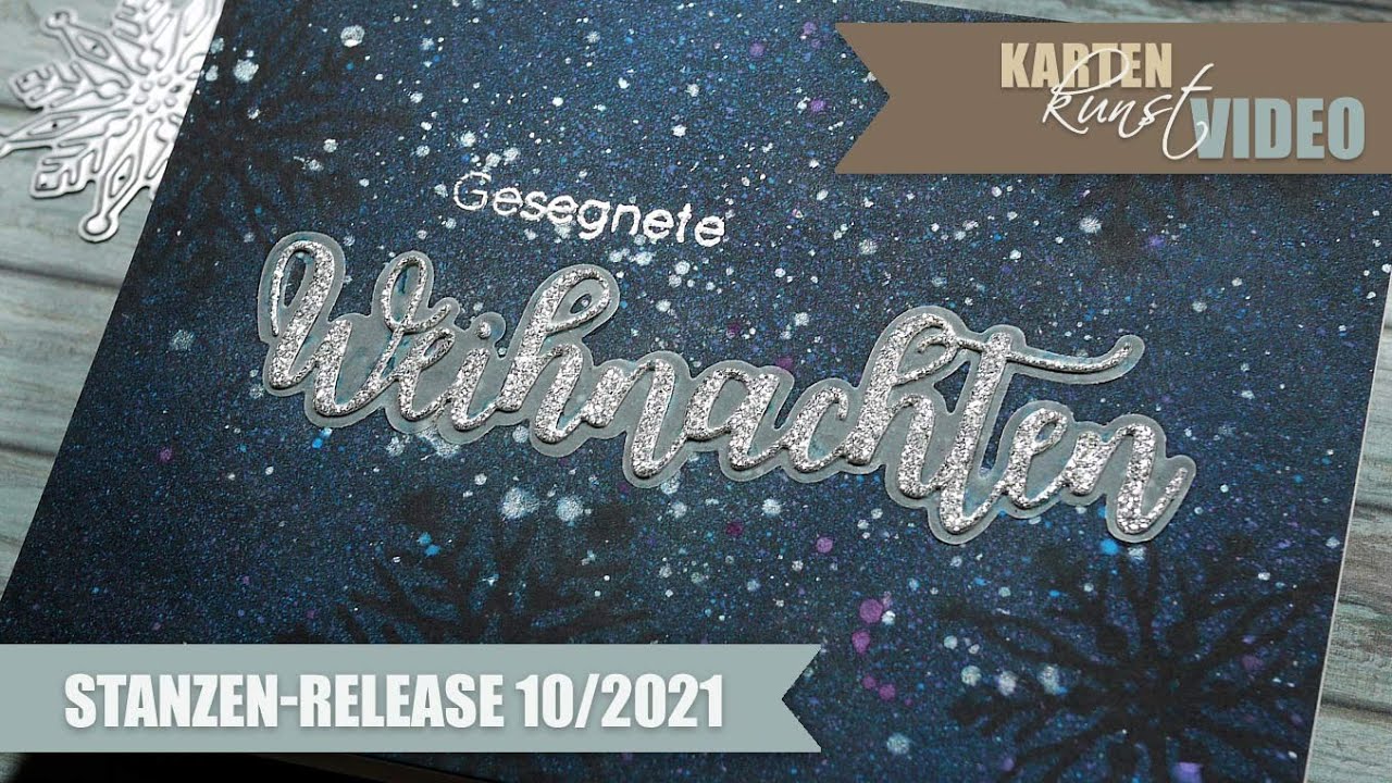 Karten-Kunst Stanzen-Release Oktober 2021 – Riesige Weihnachten