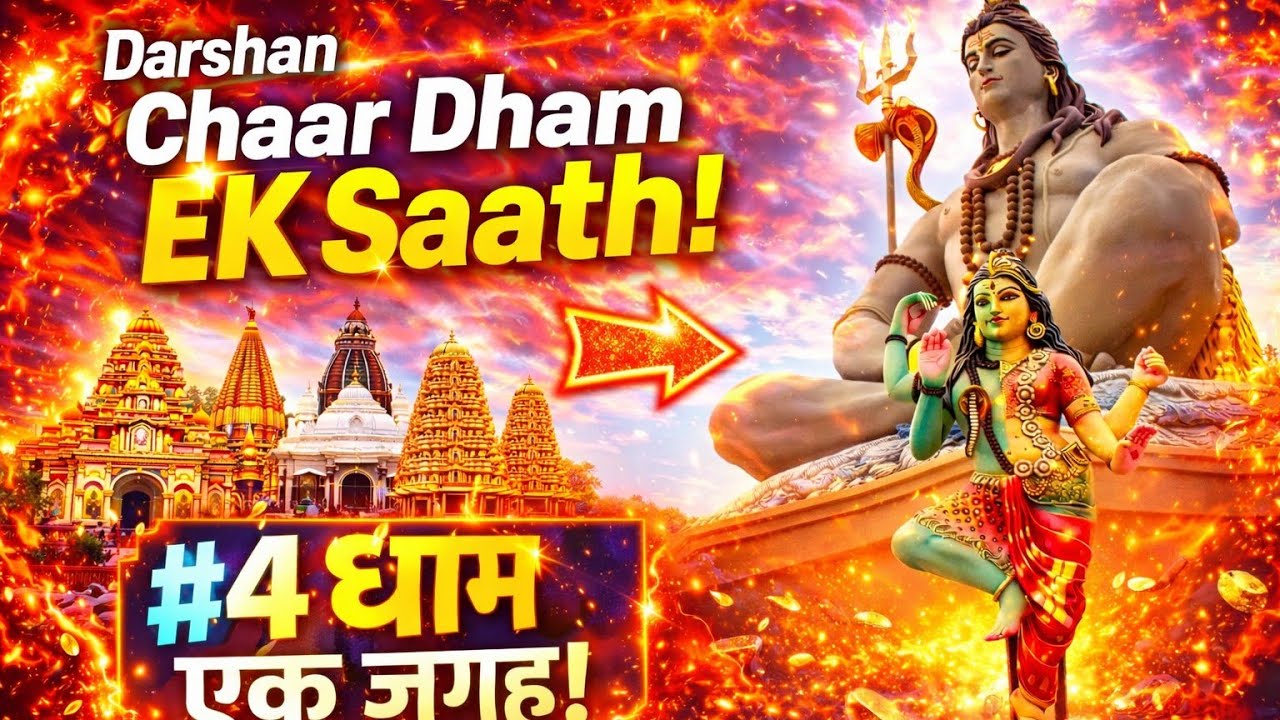 Vrindavan Me Char Dham Darshan 😱 | Sab Kuch EK Jagah!