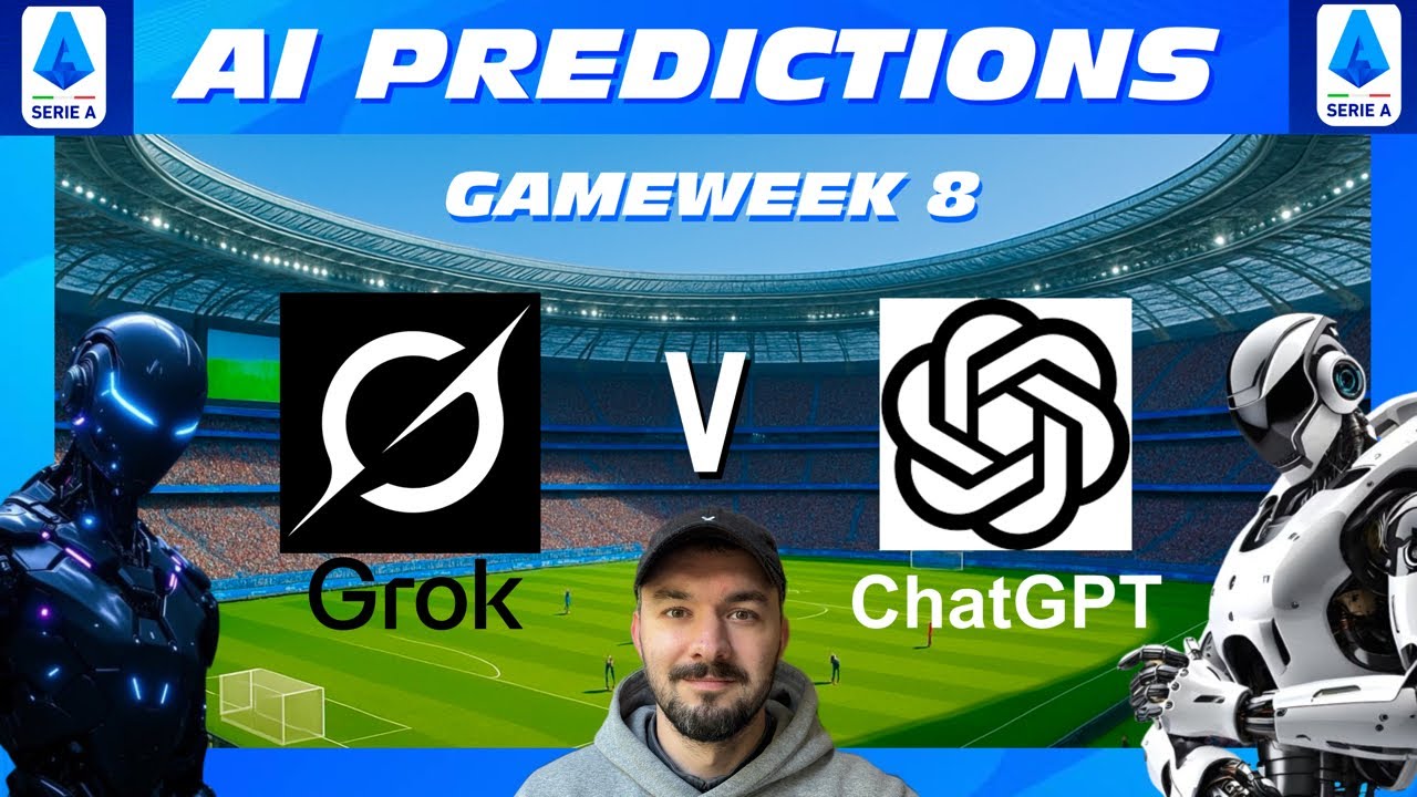 Grok v ChatGPT - AI Football Predictions | Serie A Gameweek 8