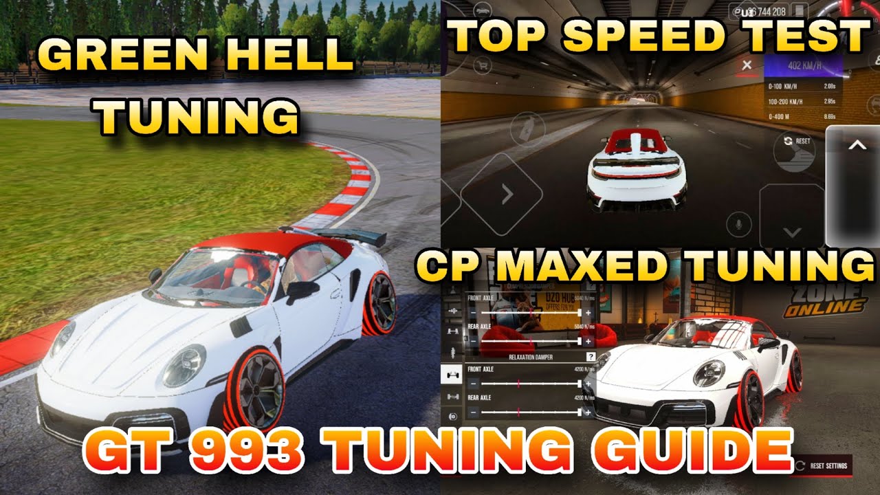 GT 993 Tuning Guide | 50 Level Max, CP Max Tuning For Drag Race & Green Hell Race