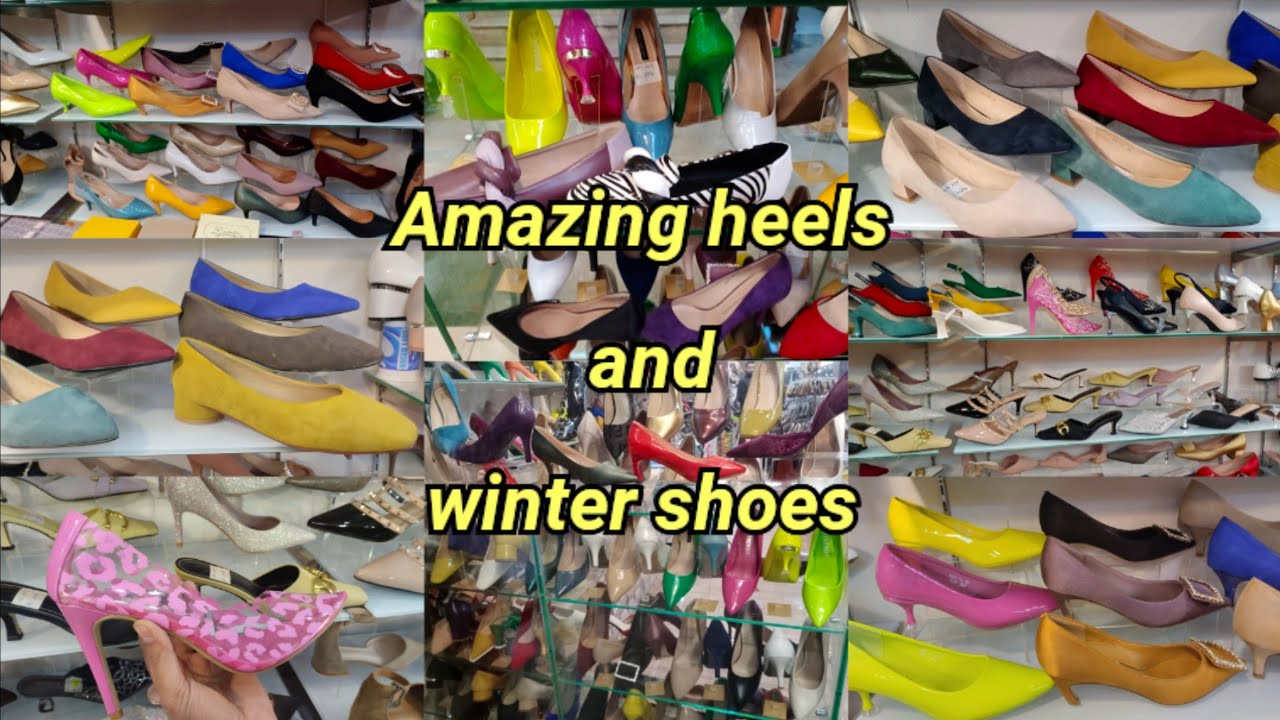 High heels shopping || Amazing whole sale variety || Winter shoes shopping