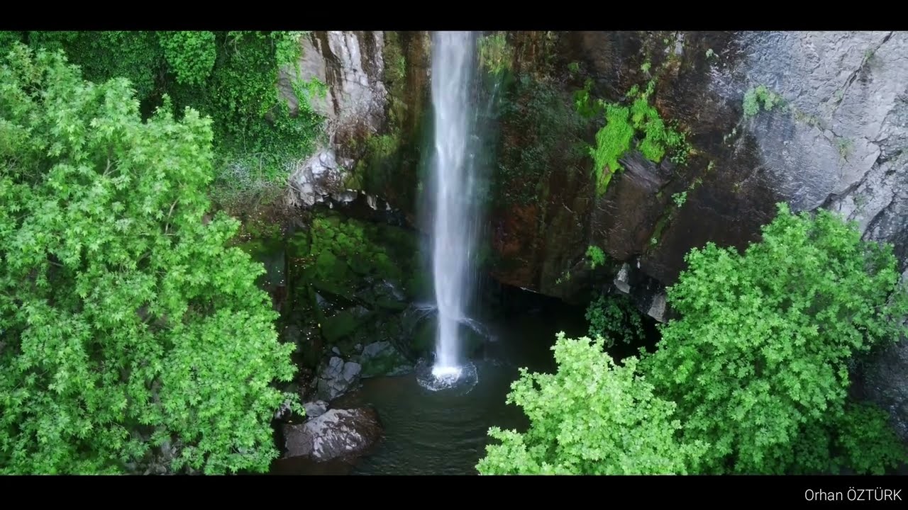 SU UÇAN ŞELALESİ ( Türkmen şelalesi ) 4K