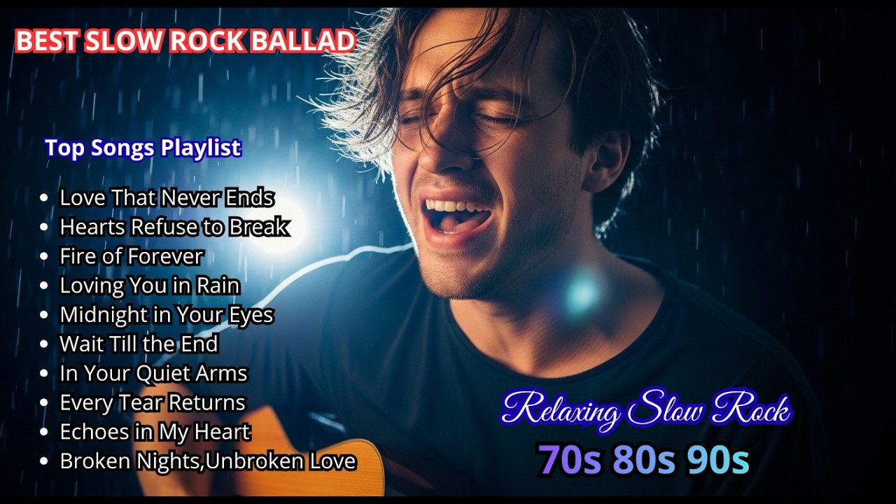 Slow Rock Cover with Deep Heartbreak Vibes 70s 80s And 90s