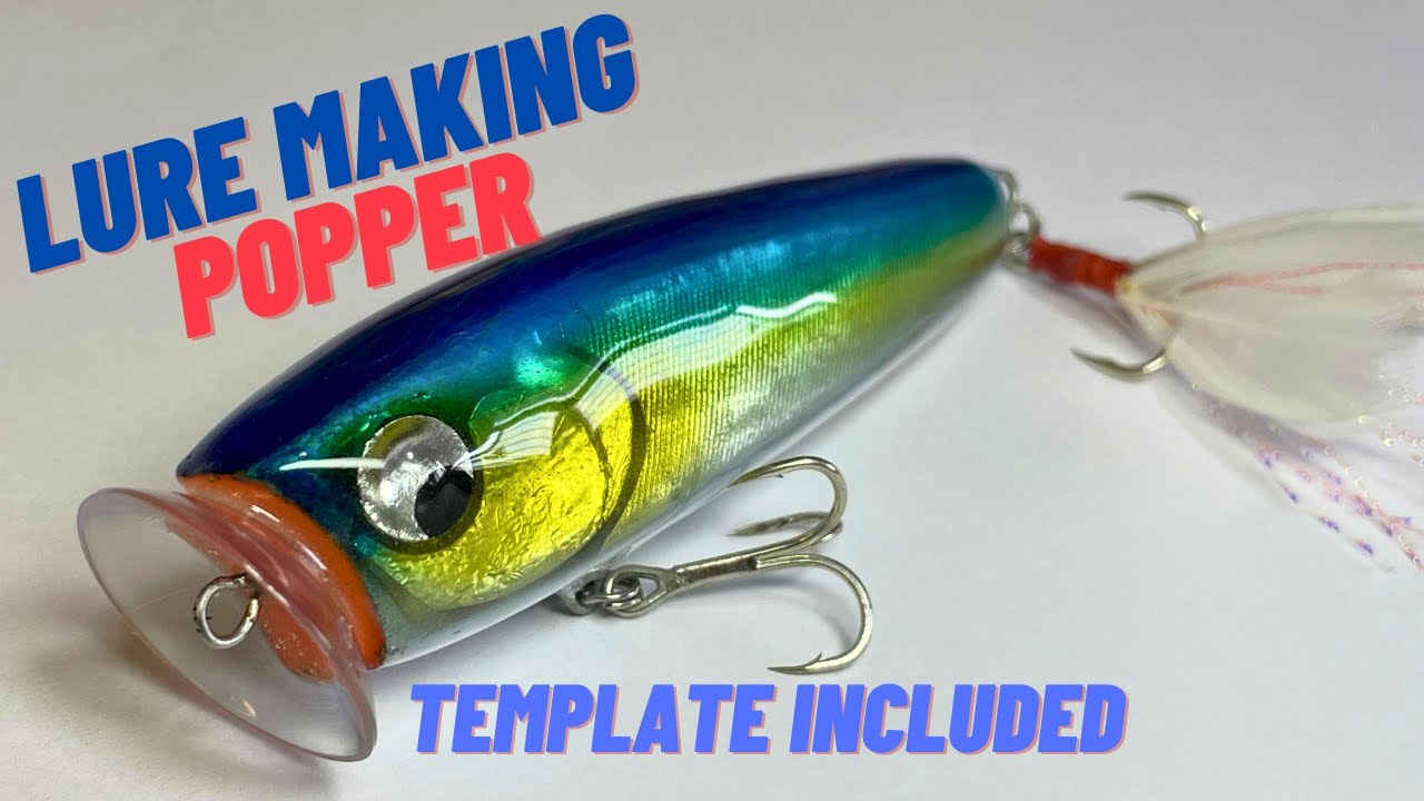 DIY 95mm Popper Lure: Step-by-Step Build for Topwater Fishing