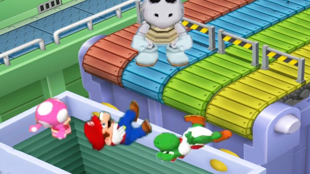 Mario Party 7 - Minigame - Dry Bones vs Yoshi vs Mario vs Toadette (Master Cpu)