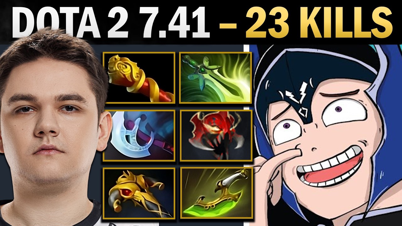 Luna Dota 2 7.41 with Butterfly and MKB - Dota Gameplay