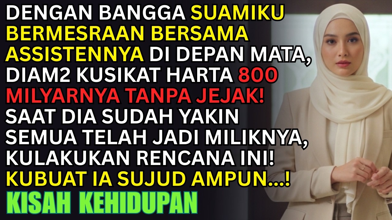 KUPINDAHKAN HARTA 800 MILYAR! SAAT SUAMI BERMESRAAN DGN ASSISTENNYA - KUBUAT IA HISTERIS SAAT...