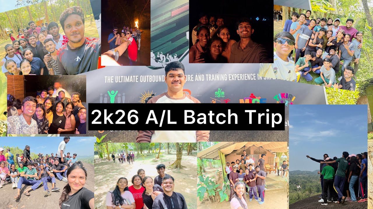 First Vlog | 2k26 A/L Batch Trip | Che Adventure Park-Hanwalle