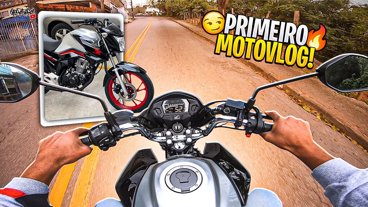 PRIMEIRO MOTOVLOG COM A TITAN 160 2023 0KM 😍