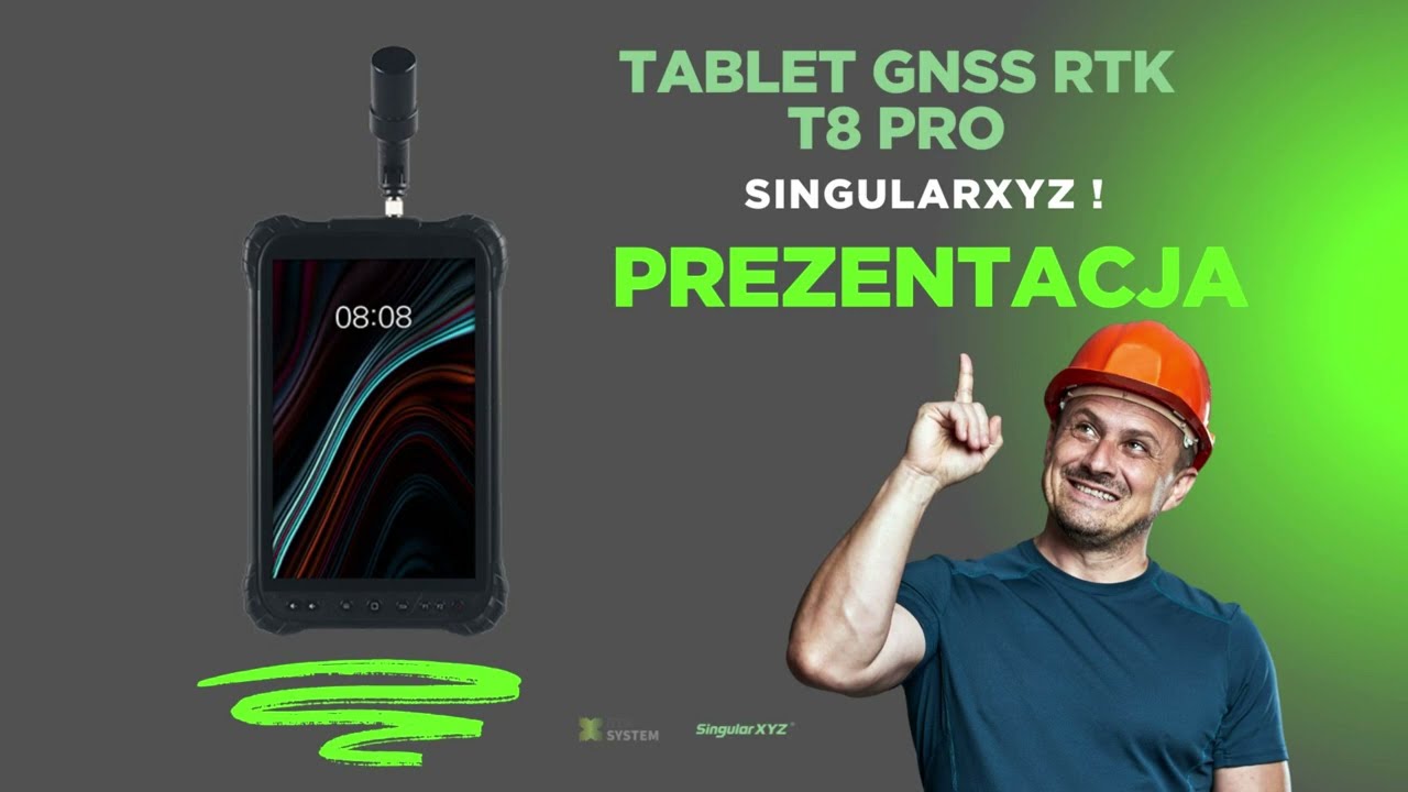 Tablet zamiast odbiornika GNSS? Test T8 Pro SingularXYZ w Katowicach!