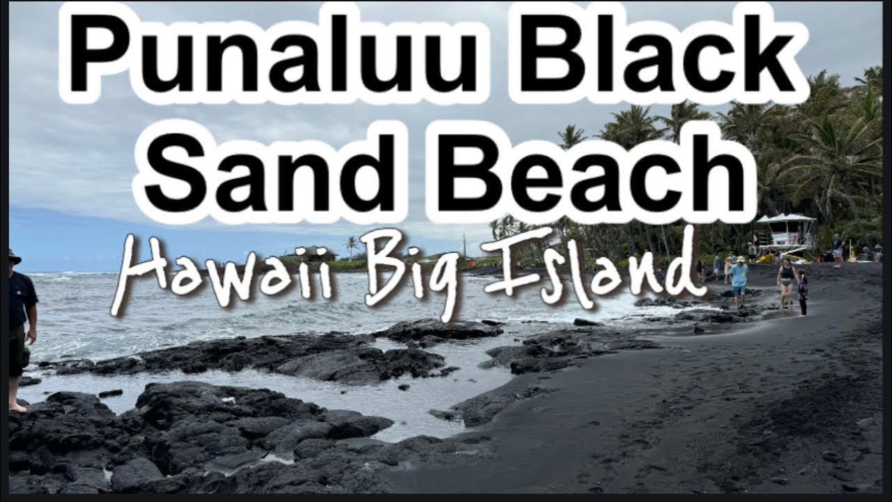 Punaluu Black Sand Beach