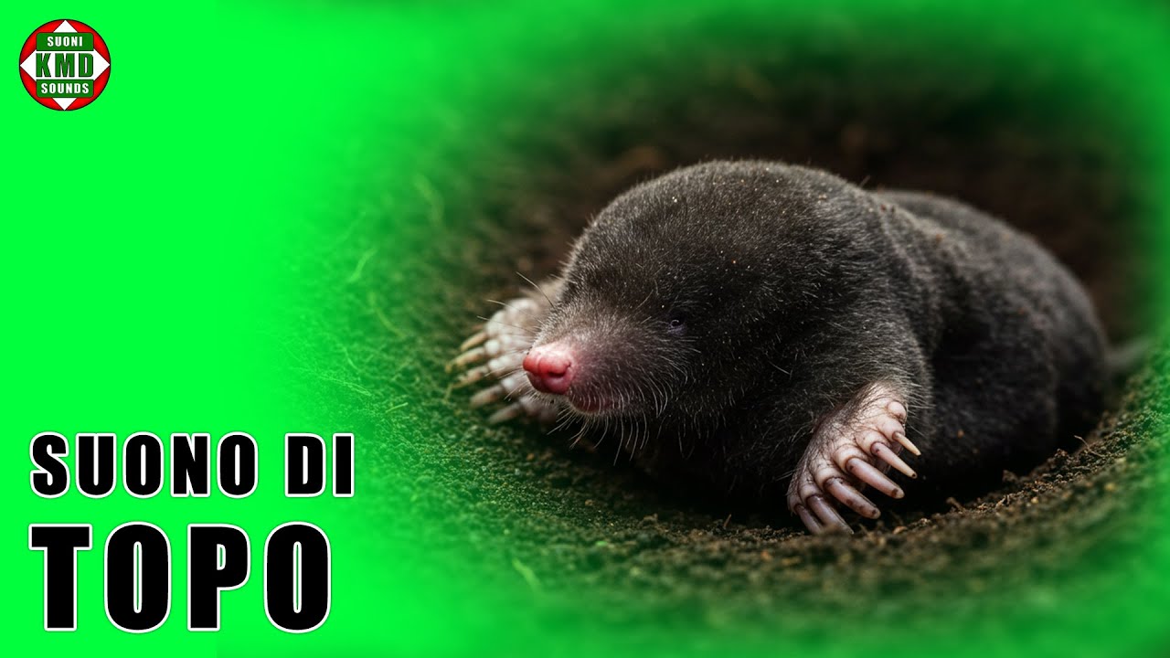 Il suono della Talpa: Il vero scricchiolio dei piccoli scavatori – SUONI DI ANIMALI 🐾