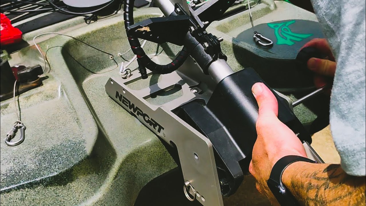 Putting a NK300 and Wizard FCS on a Wilderness Systems Tactical Pro 128 IS EASY