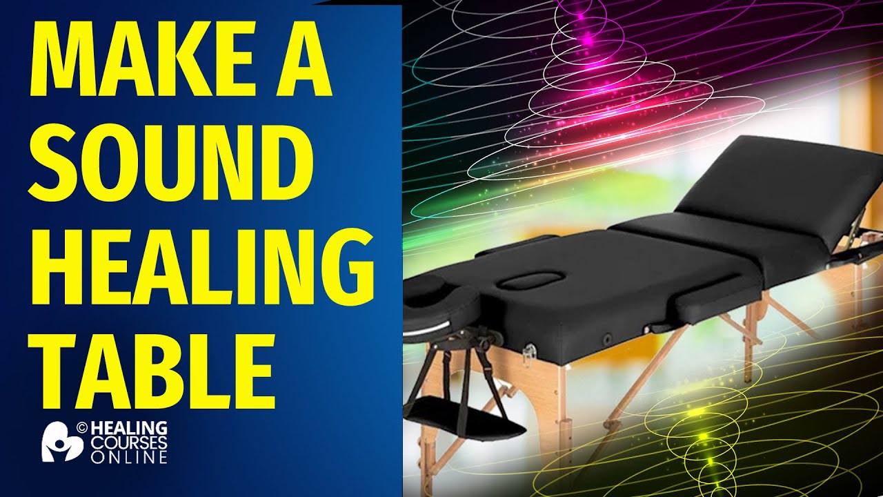 Make a Sound Healing Table, Vibroacoustic, Transducers, Feel The Sound VIbrations.