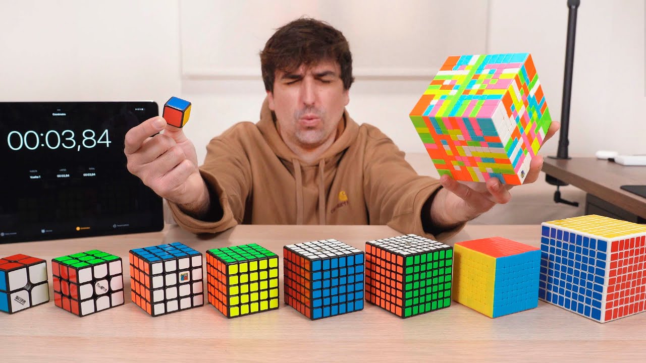 Resuelvo TODOS los CUBOS de RUBIK (1x1 a 10x10) *SIN PARAR*