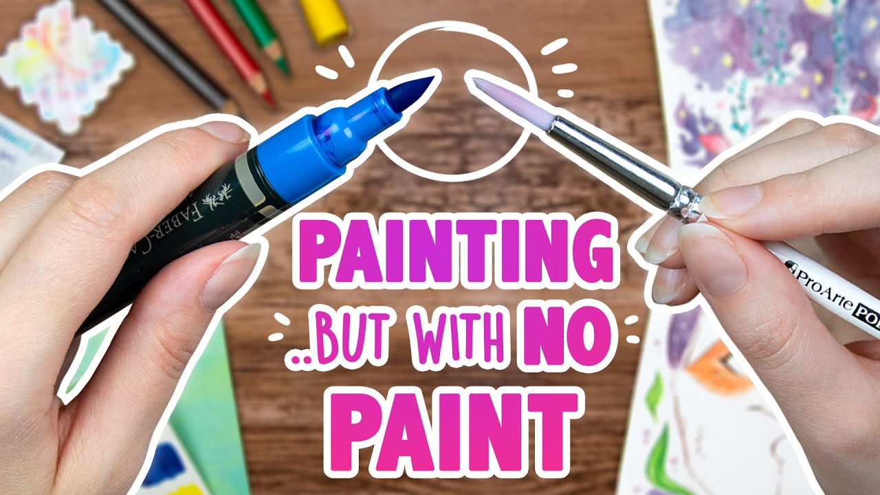 PAINTING WITHOUT PAINT? I Do it My Own Way! - ScrawlrBox Unboxing - Mystery Art Supplies
