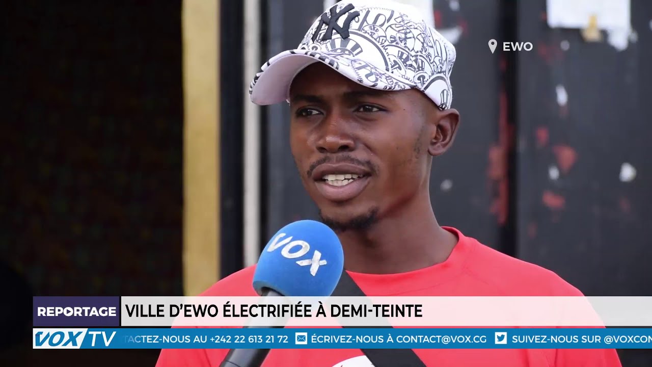 Ville d'Ewo électricité à demi-teinte
