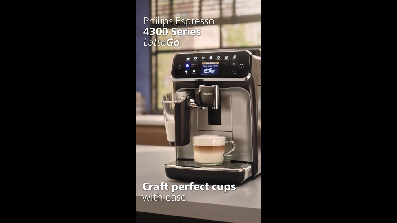 Craft Perfect Cups with Ease with the Philips 4300 Series LatteGo