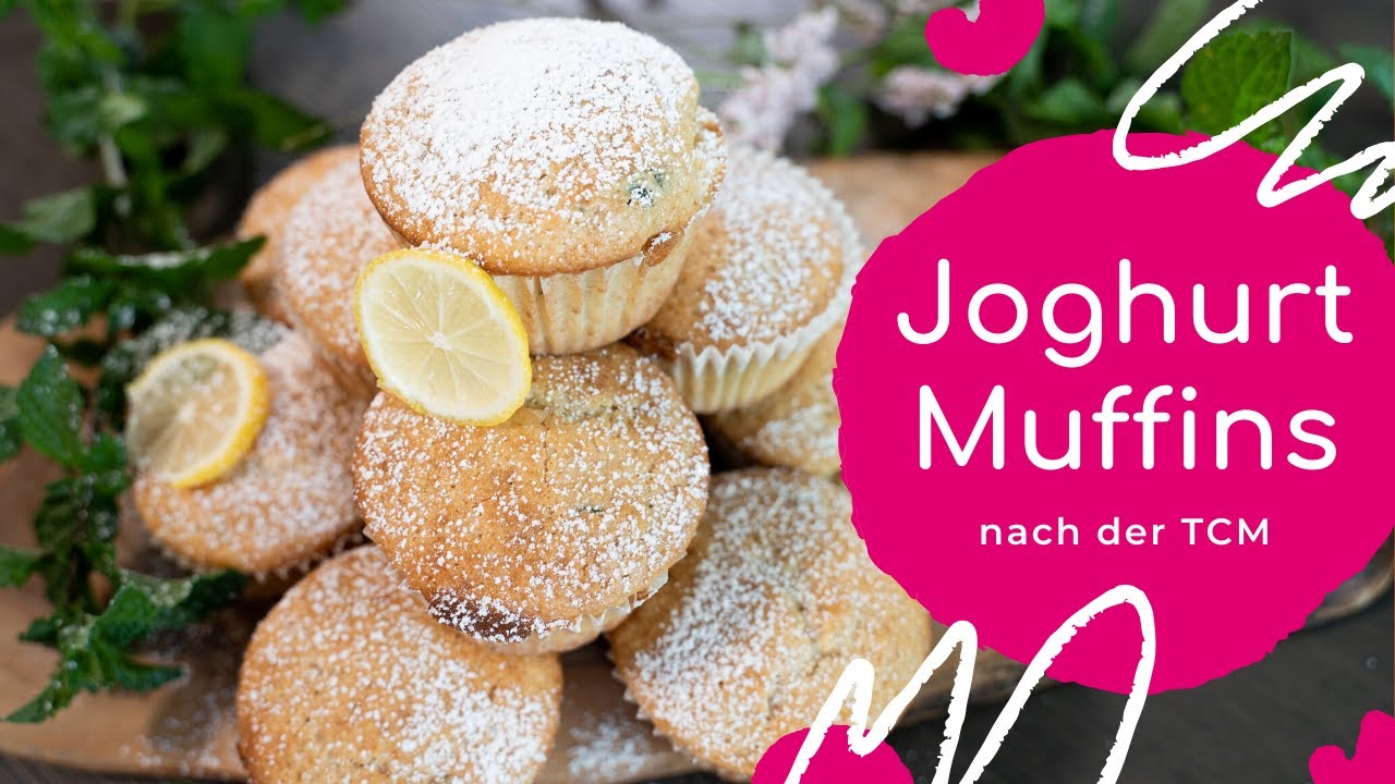 Einfache Joghurt Muffins - Mein TCM Rezept f&uuml;r einen gesunden Snack!