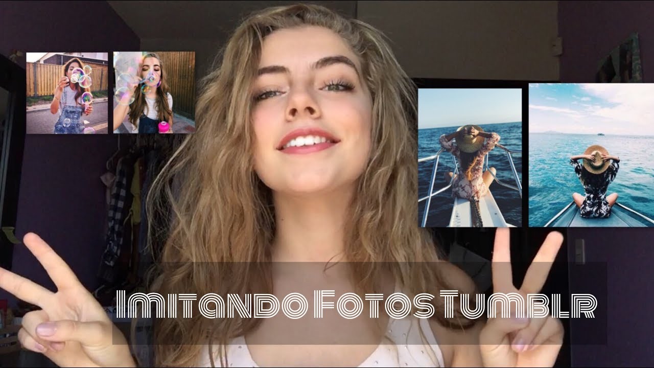 Imitando fotos Tumblr❤️ | Daniela Alfaro