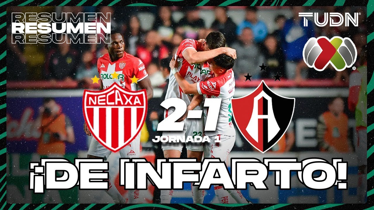 Resumen y goles | Necaxa 2-1 Atlas | Liga Mx - CL2024 J1 | TUDN
