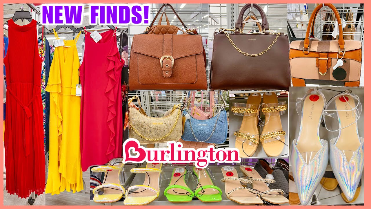 🔥BURLINGTON SHOP WITH ME | Burlington DESIGNER HANDBAGS PURSE SHOES & DRESSES FOR LESS❤︎