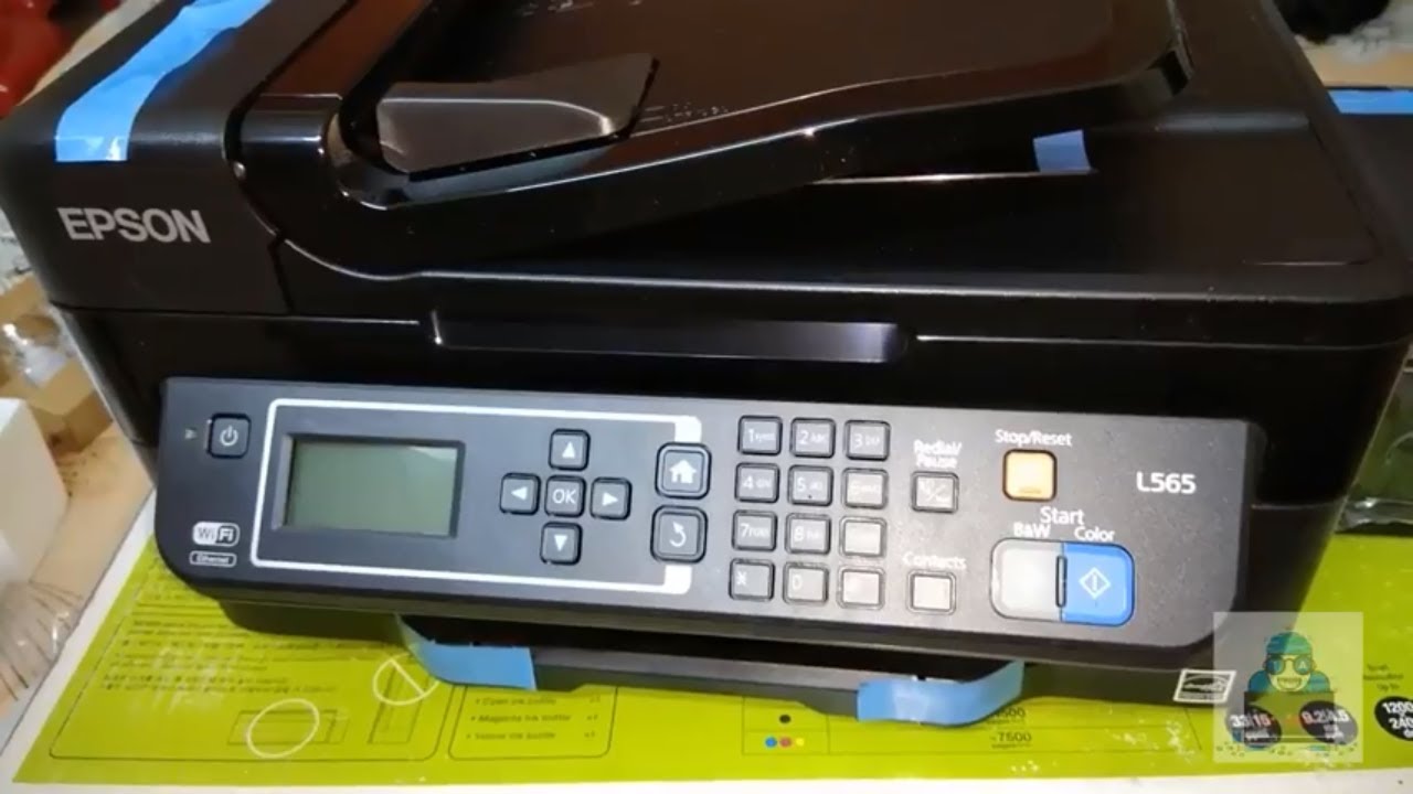 EPSON L565 Printer Unboxing & Specifications : Multifunctional Inkjet Color Printer