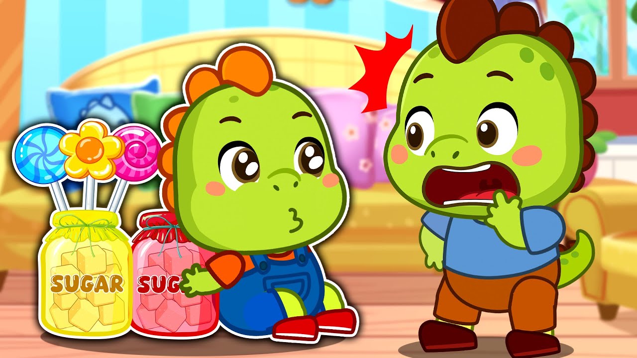 Johny Johny Yes Papa - Learn Colors with Colorful Candy | DinoLala Nursery Rhymes